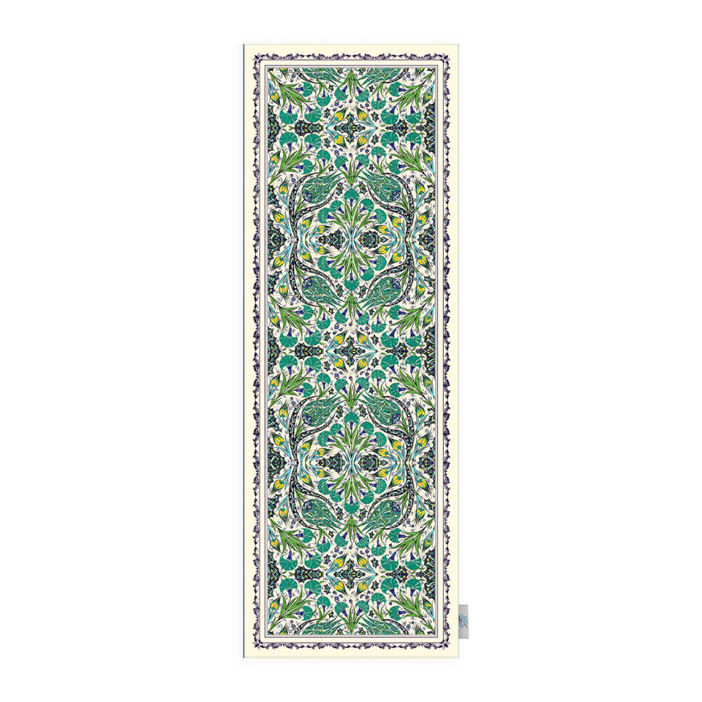 Persian Elegance Green Velvet Table Runner Dasht