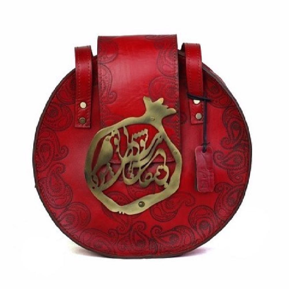 Luxurious Handcrafted Leather Crossbody Shoulder Bag – Persian Anar Design