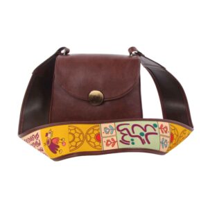 Luxurious Handcrafted Leather Crossbody Bag – Persian Bagh Design