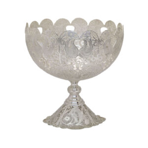 Persian Filigree Decorative Bowl – Pegah Malileh-Kari Silver Fruit Bowl