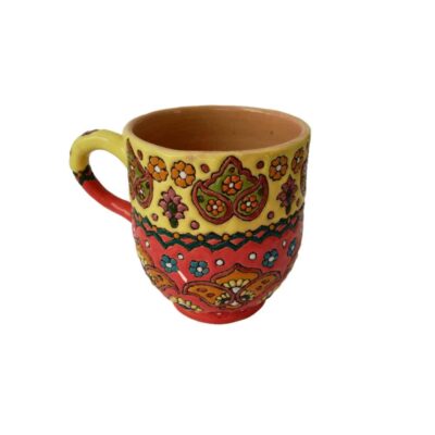Artistic Pottery Cup - Handcrafted, Hana Model
