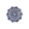 Decorative Copper Wall Plate Hand-Painted with Persian Minakari Enamel Bamdad