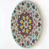 Decorative PotteryWall Plate Hand-Painted with Persian Minakari Enamel Negar