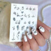 Persian Nail Stickers - Hich Style