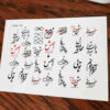 Persian Nail Stickers - Romantic Theme