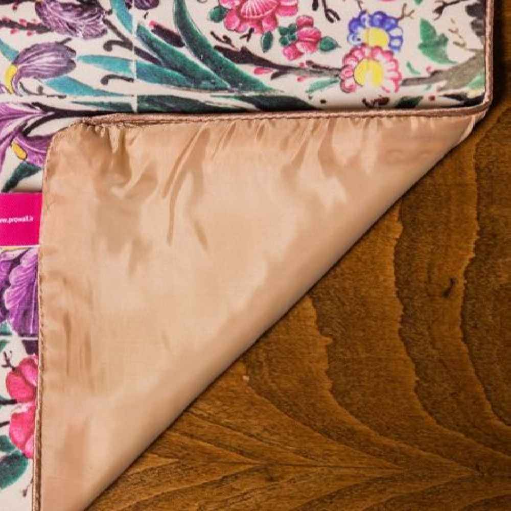 Persian Elegance Pink Velvet Table Runner Sama
