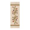 Persian Elegance Cream Velvet Table Runner Afrooz