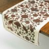 Persian Elegance Cream Velvet Table Runner Tiara