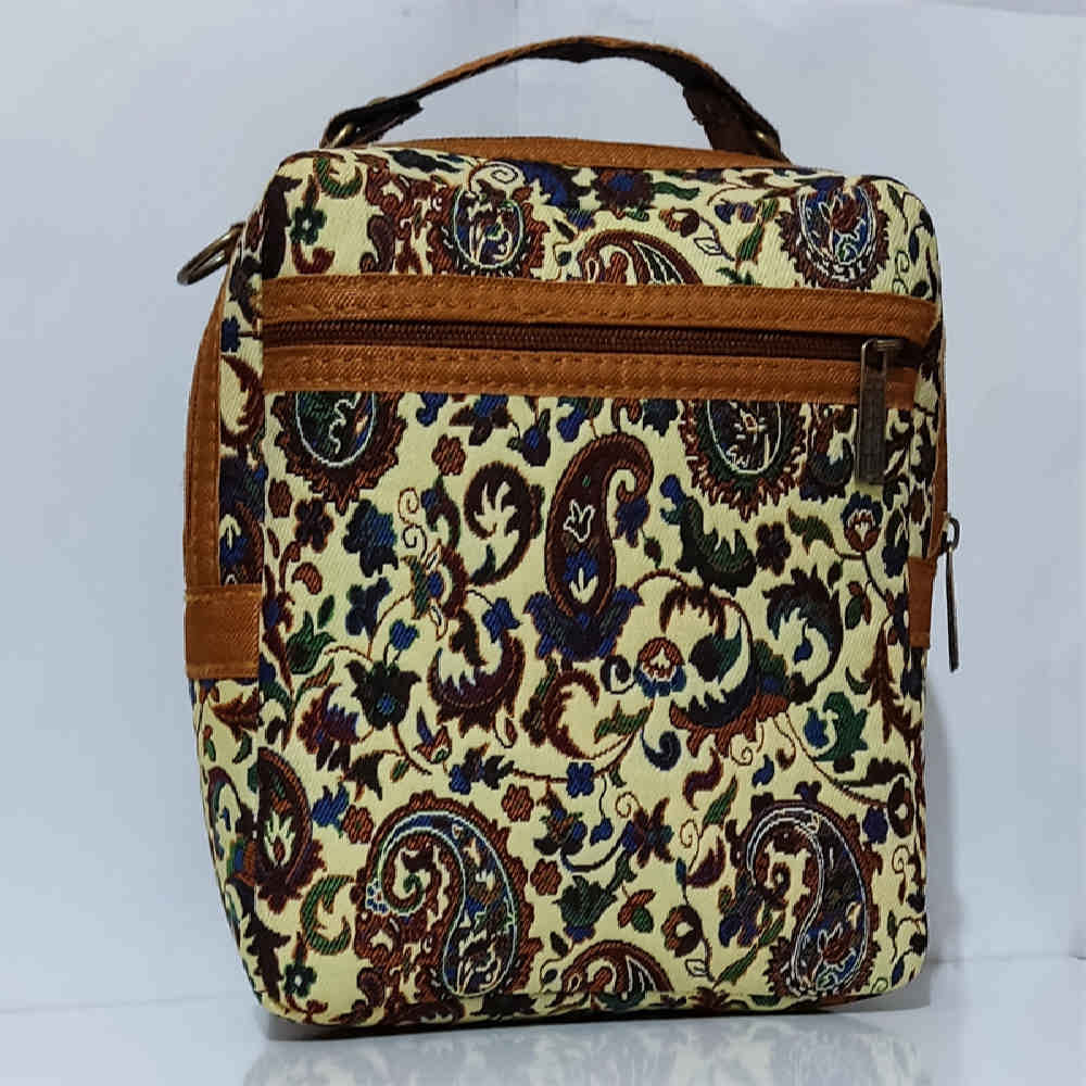 Bohemian Termeh Crossbody Shoulder Bag with Persian Design – Dina