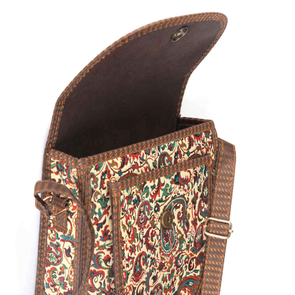 Bohemian Termeh Crossbody Shoulder Bag with Persian Pattern – Dorna