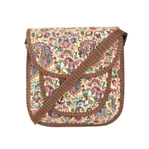 Bohemian Termeh Crossbody Shoulder Bag with Persian Pattern – Dorna