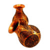 Handcrafted Persian Engraved Copper Vase with a Gol-o-Morgh Design, Perfect for Displaying Single Stems