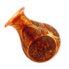 Handcrafted Persian Engraved Copper Vase with a Gol-o-Morgh Design, Perfect for Displaying Single Stems