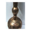 Set of Two Handcrafted Persian Engraved Copper Vases, Featuring the Mehmansara Model with a Traditional Floral Design