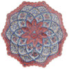 Decorative CopperWall Plate Hand-Painted with Persian Minakari Enamel Arghavan