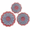 Decorative CopperWall Plate Hand-Painted with Persian Minakari Enamel Arghavan