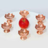 Set of 6 Traditionally Hammered Copper Dinnerware Bowls - Azar