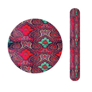 Metal Nail File and Mirror Set with Persian Inspired Sorkhabi Pattern