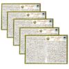 The Fourteen Infallibles Dua Cards - Protection from Evil Eye and Calamities (5x)