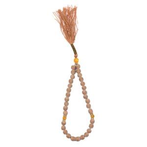 Islamic Karbala Tasbih Prayer Beads with Turbah Khak-e-Shifa for Shia Monavar