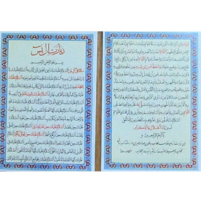 Ziyarat Ale Yasin Dua Cards - Prayer for Seeking Assistance from the God (2x)