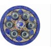 Handcrafted Persian Pottery Tea & Coffee Set - Minakari Enameled in Yellow