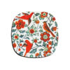 Bolbol Birds & Flowers Coasters – Round Persian Artistic Wooden Set