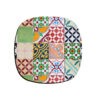 Colorful Tile Coasters – Round Persian Artistic Wooden Drink Protector Set