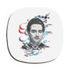 Homayoun Shajarian Persian Coasters – Round Wooden Drink Protector Set