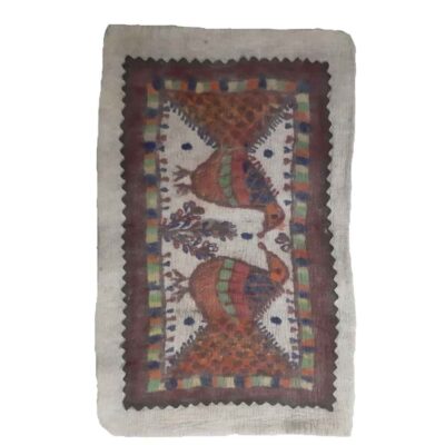 Persian Wool Felt Rug 100% Natural and Handmade Birds