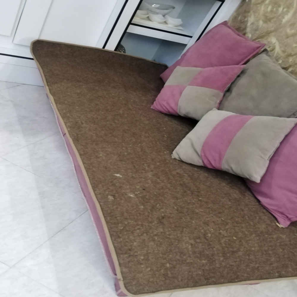 Persian Wool Felt Rug 100% Natural and Handmade Simple Brown