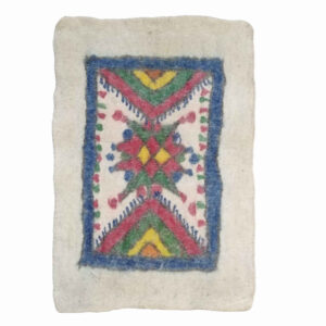 Persian Wool Felt Rug 100% Natural and Handmade Tahoora