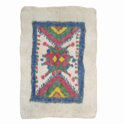 Persian Wool Felt Rug 100% Natural and Handmade Tahoora