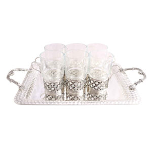 Persian Metal Tea & Coffee Set Model Sarv