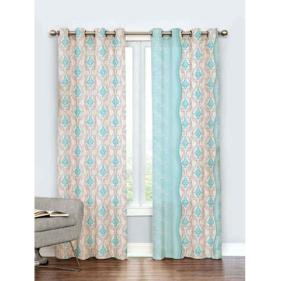 Printed Velvet Eyelet Curtain – Bita
