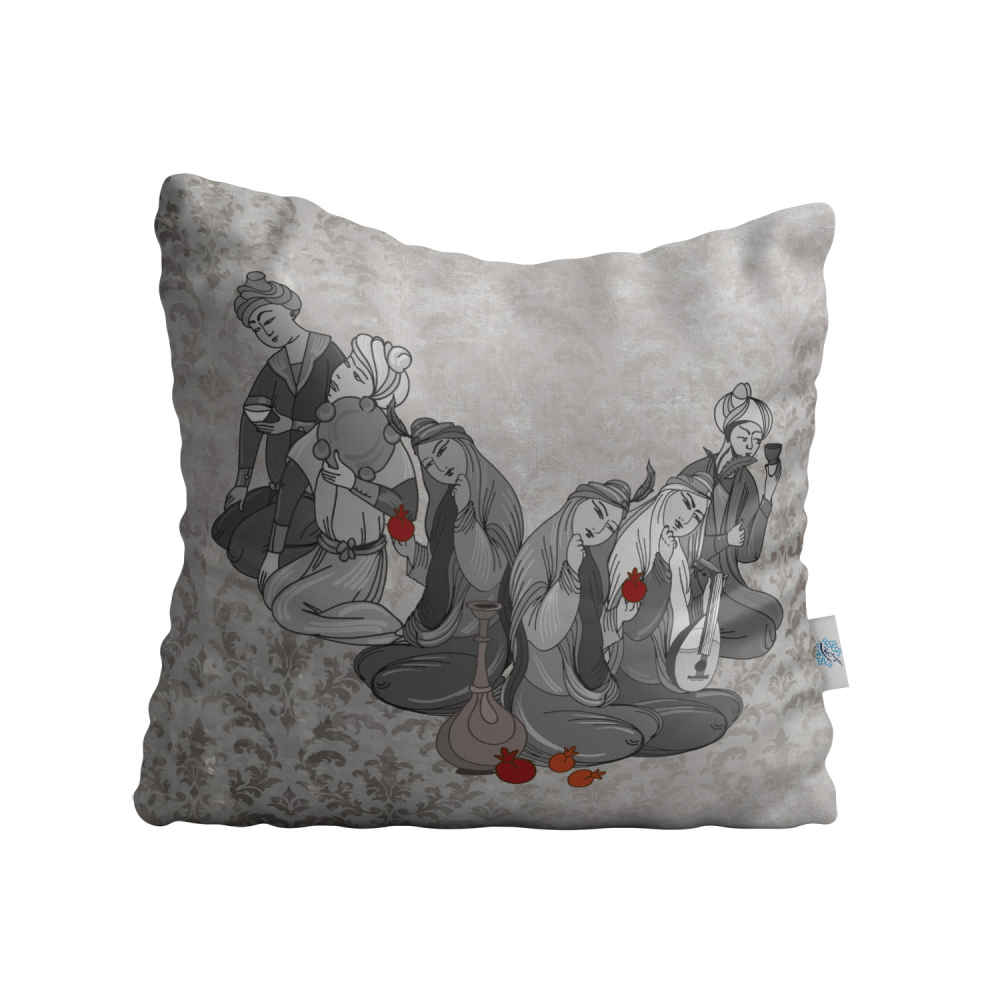 Persian Velvet Cushion Cover – Khatoon Design (Set of 2)