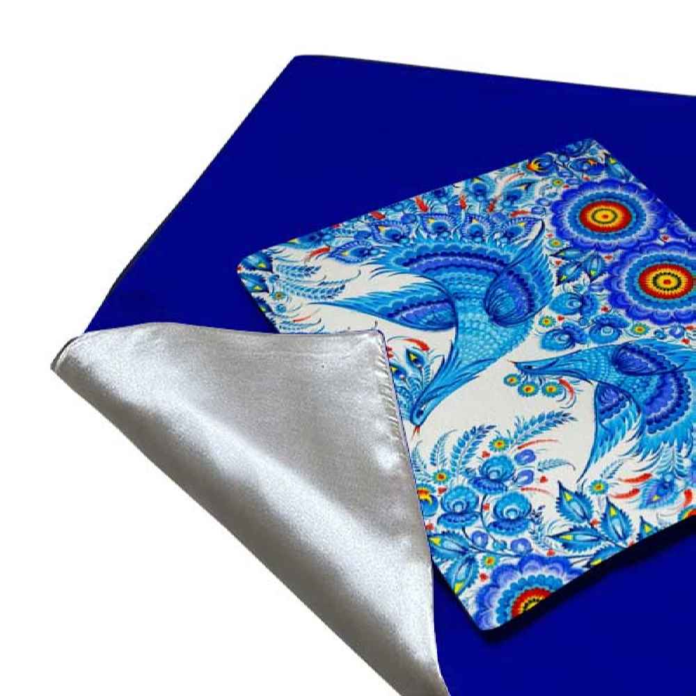 Travel Prayer Mat for Muslim Pocket Sized & Portable Sajada Dark Blue