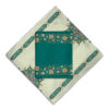 Travel Prayer Mat for Muslim Pocket Sized & Portable Sajada Green Eslimi