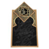 Islamic Prayer Mat Velvet Sajadah Lightweight with Mihrab Design