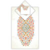 Islamic Prayer Mat Velvet Sajadah Lightweight with White