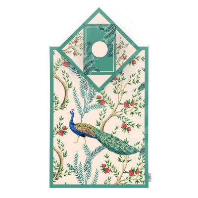 Islamic Prayer Mat Velvet Sajadah Lightweight Birds & Flowers Design