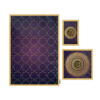 Islamic Prayer Mat Velvet Sajadah Lightweight Purple Eslimi
