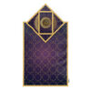 Islamic Prayer Mat Velvet Sajadah Lightweight Purple Eslimi