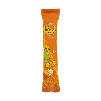 Lina Mini Iranian Pofak, Cheese Puffed Snack, 38 g (40-Pack)
