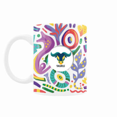 Persian Zodiac Mug - Ordibehesht Pattern Symbol