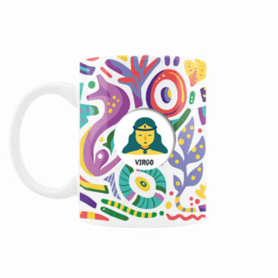 Persian Zodiac Mug - Shahrivar Pattern Symbol