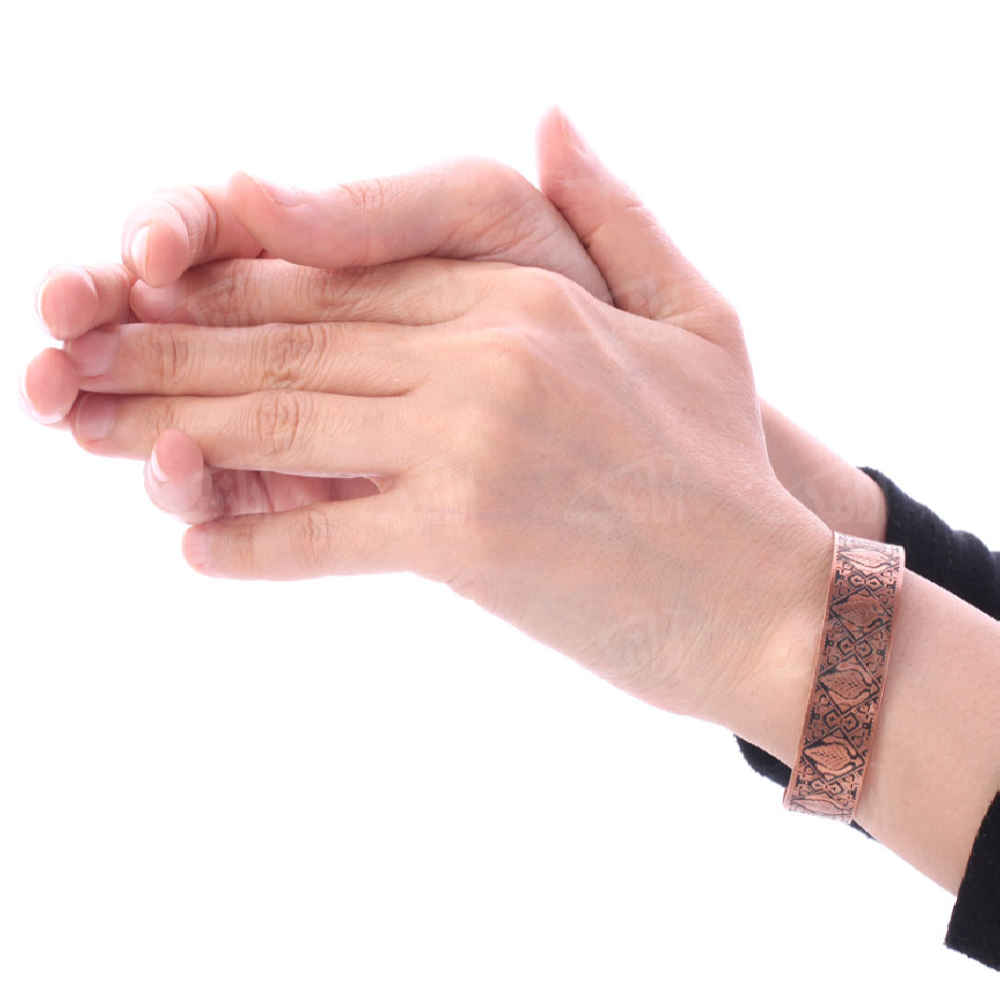 Persian Copper Bracelet Affirmation – Haleh