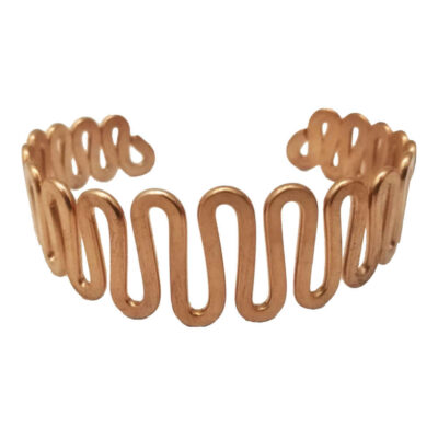 Traditional Copper Cuff Bracelet – Marpich Design, Persian Jewelry