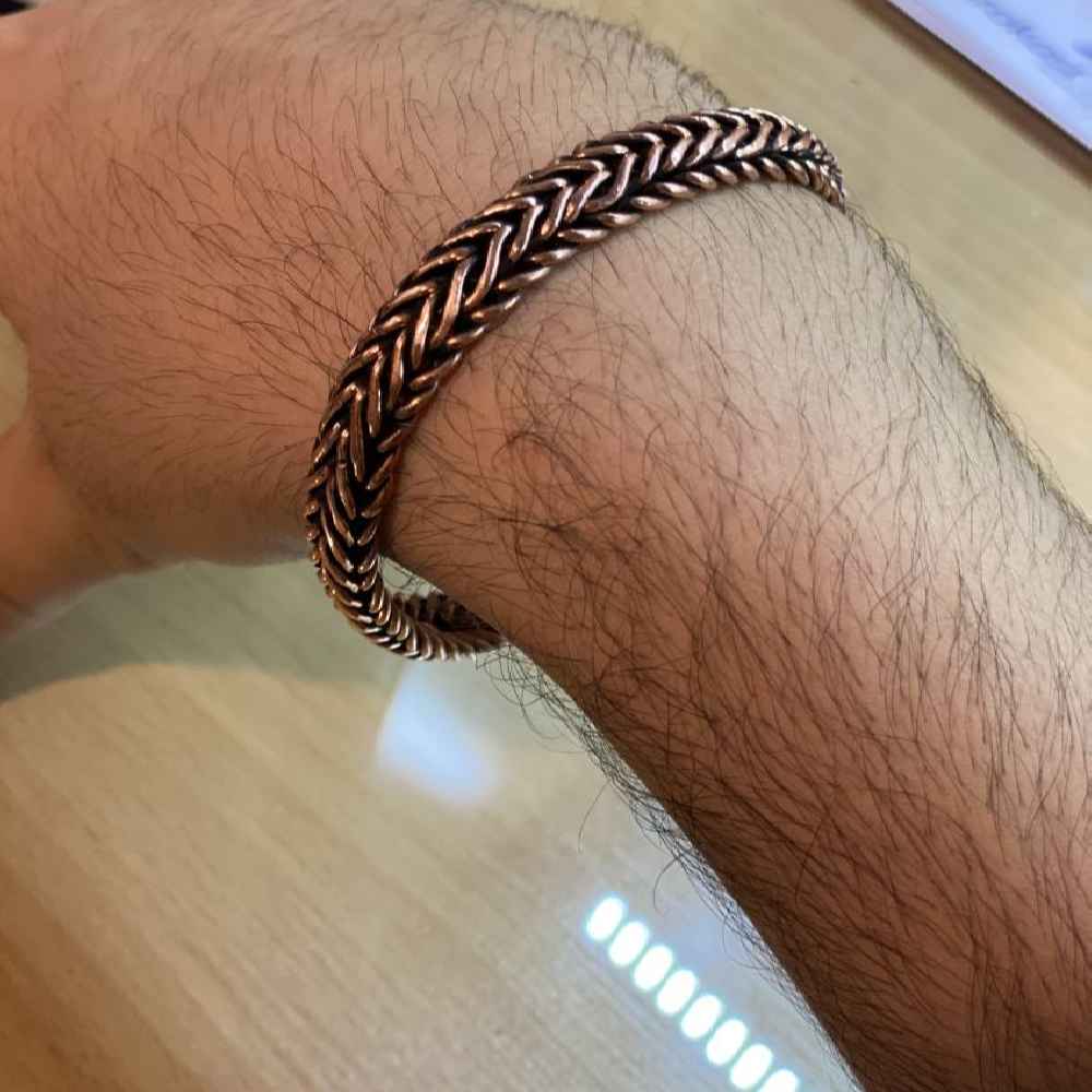 Copper Bracelet – Braided Raika Model