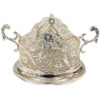 Handcrafted Persian Filigree Tea & Coffee Set - Silver Coated Nafas